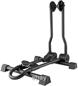Bike Stand for 1 Bicycle Floor Parking Rack for Garage or Home (New Version)