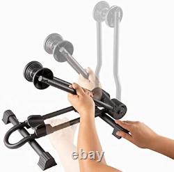 Bike Stand for 1 Bicycle Floor Parking Rack for Garage or Home (New Version)