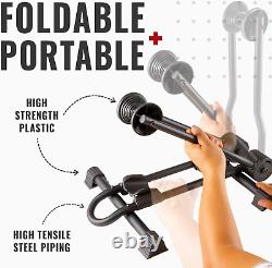 Bike Stand for 1 Bicycle Floor Parking Rack for Garage or Home (New Version)