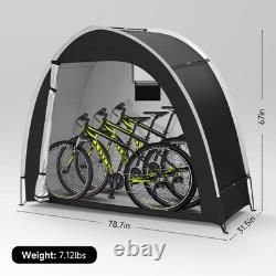 Bike Storage Shed Tent Upgraded Outdoor Portable Bicycle Storage Sheds with