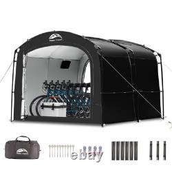 Bike Storage Tent, Outdoor 8×7×6.3ft Large 2-in-1 Portable Shed More 30% Top