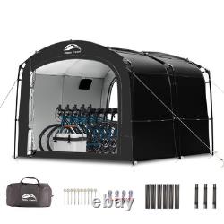 Bike Storage Tent, Outdoor 8×7×6.3ft Large 2-in-1 Portable Shed More 30% Top