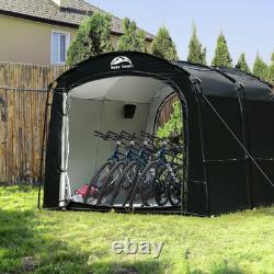 Bike Storage Tent, Outdoor 8×7×6.3ft Large 2-in-1 Portable Shed More 30% Top