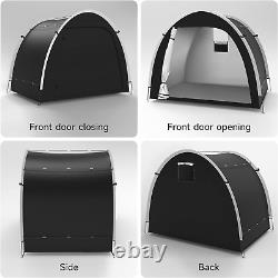 Bike Storage Tent Sheds Outdoor Storage Waterproof, Upgraded 6.56X4.92X5.58Ft