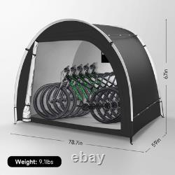 Bike Storage Tent Sheds Outdoor Storage Waterproof, Upgraded 6.56x4.92x5.58