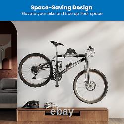 Bike Wall Mount Hook, Horizontal Indoor Bike Rack for Home Garage Shed, Space Sa