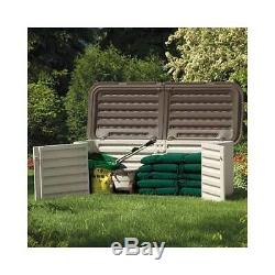 Blow Molded Split Lid Shed in taupe ID 1644613