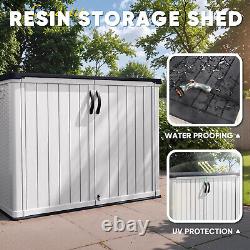 Cu Cabinet Devoko Doors, Ft with Horizontal Stor Pad-Lockable Storage 26 Outdoor