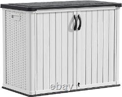 Cu Cabinet Devoko Doors, Ft with Horizontal Stor Pad-Lockable Storage 26 Outdoor