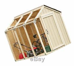 Custom Shed With Peak Roof Garden Patio Storehouse Backyard Storage Room Outdoor
