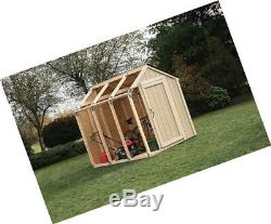 Custom Shed With Peak Roof Garden Patio Storehouse Backyard Storage Room Outdoor