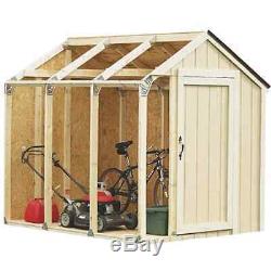DIY Building Kit Outdoor Storage Shed Garden Utility Garage Tool Backyard Lawn