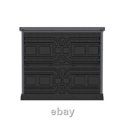 DURAMAX Deck Boxes 49 Horizontal Storage Shed Weather Protection Resin Brown