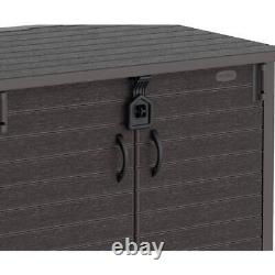 DURAMAX Storage Shed 43.4x52x29 Store-away Resin Horizontal+Dent Resistant