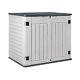Devoko Resin Outdoor Storage Shed 28 Cu Ft Horizontal Outdoor Storage Cabinet