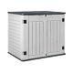 Devoko Resin Outdoor Storage Shed 34 Cu Ft Horizontal Outdoor Storage Cabinet