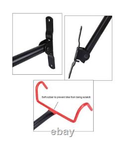 Dirza Bike Wall Mount Bike Hanger 2 Pack Foldable Bicycle Storage Horizontal