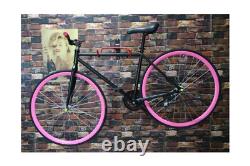 Dirza Bike Wall Mount Bike Hanger 2 Pack Foldable Bicycle Storage Horizontal