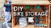 Diy Bike Storage Shed Beginner Woodworking Project Outdoor Storage Storage Solutions