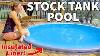 Diy Stock Tank Pool In A Deck