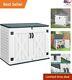 Double-wall Panels Tool Shed With Versatile Storage Solutions Easy Assembly
