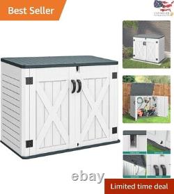 Double-Wall Panels Tool Shed with Versatile Storage Solutions Easy Assembly