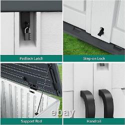 Double-Wall Panels Tool Shed with Versatile Storage Solutions Easy Assembly