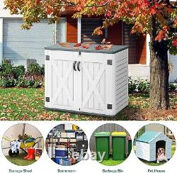 Double-Wall Panels Tool Shed with Versatile Storage Solutions Easy Assembly