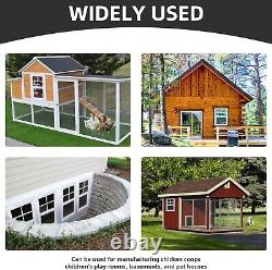 Durable 2-Pack Shed Windows 18 x 27 with Vertical Slider & Fiberglass Screen