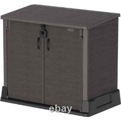 Duramax Cedargrain StoreAway 850L Plastic Garden Storage Shed Outdoor Storage