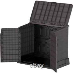 Duramax Cedargrain StoreAway 850L Plastic Garden Storage Shed Outdoor Storage