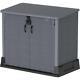 Duramax Deckbox 43.4hx52wx29d Resin Horizontal Storage Shed Gray+lockablelid