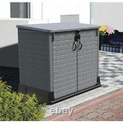 Duramax Deck Boxes 43.4Hx52 Wx29D Fade Resistant Lockable Lid Resin In Gray
