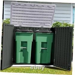 Extra Large Outdoor Horizontal Storage Shed, Extra Large-4.5x4ft Dark Gray