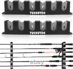 Fishing Rod Holders Horizontal Wall Mount Rod Storage Racks