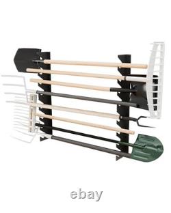 Garage Tool Organizer Wall Mount, Shed Yard Organization Racks for Walls