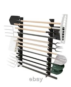 Garage Tool Organizer Wall Mount, Shed Yard Tool Organizer for Garage