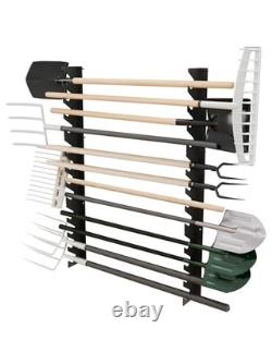 Garage Tool Organizer Wall Mount, Shed Yard Tool Organizer for Garage