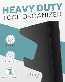 Garage Tool Organizer Wall Mount, Shed Yard Tool Organizer for Garage
