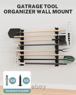 Garage Tool Organizer Wall Mount, Shed Yard Tool Organizer for Garage, 2FT