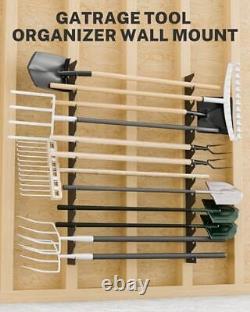 Garage Tool Organizer Wall Mount, Shed Yard Tool Organizer for Garage, 3FT