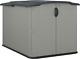 Glidetop Horizontal Outdoor Storage Shed With Pad-lockable Sliding Lid And Doors