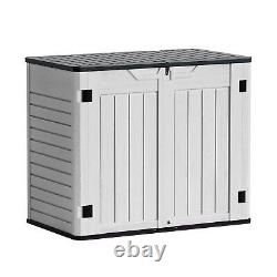 Greesum Outdoor Horizontal Resin Storage Sheds 34 Cu. Ft. Weather Resistant R