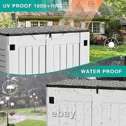 Greesum Outdoor Horizontal Resin Storage Sheds 34 Cu. Ft. Weather Resistant R