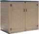Homspark Storage Shed Weather Resistance, Multi-purpose Outdoor Storage Cabinet