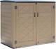Homspark Storage Shed Weather Resistance, Multi-purpose Outdoor Storage Cabinet