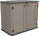 Homspark Storage Shed Weather Resistance, Multi-purpose Outdoor Storage Cabinet