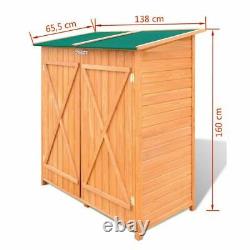 Home Wooden Shed Garden Tool Shed Storage Room Large Outdoor Cabin House US