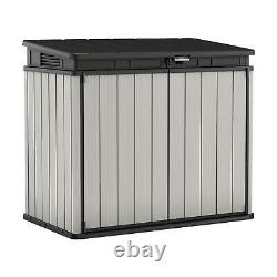 Horizontal Outdoor Storage Shed, 41 cu. Ft storage unit for garden or patio