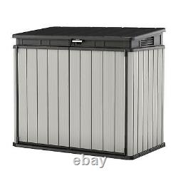 Horizontal Outdoor Storage Shed, 41 cu. Ft storage unit for garden or patio